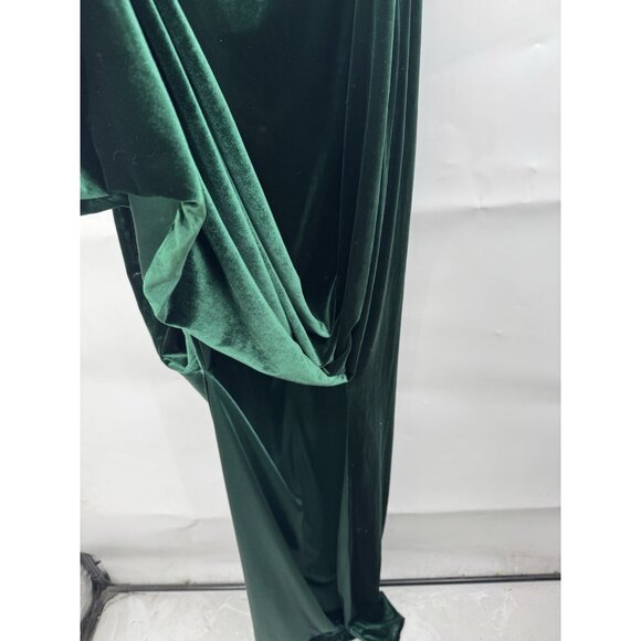 Revelry Sienna Velour Maxi Dress Women Plus Size 20 Emerald Green Festive - Picture 9 of 10